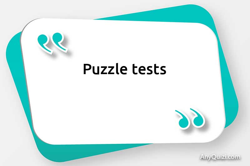 Puzzle tests