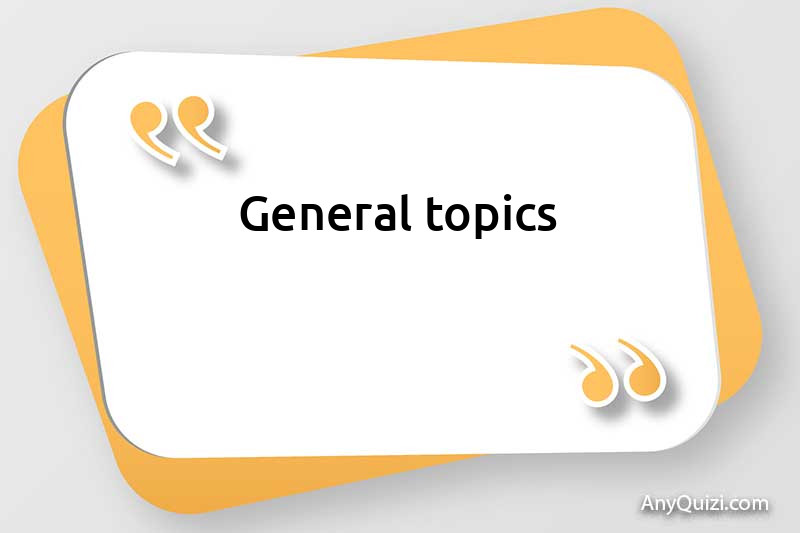 General topics